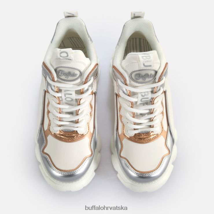 bijelo/srebrno/zlatno Buffalo cld chai trainer low vegan |tenisice TDD6T77